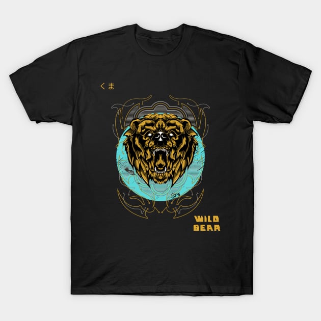 Bear modern dsign T-Shirt by YYMMDD-STORE